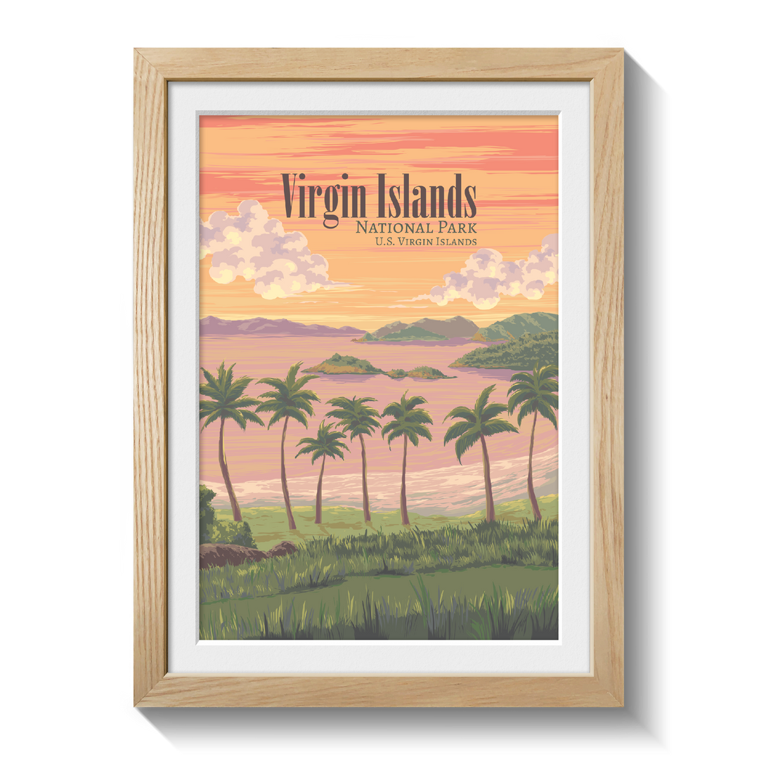 Virgin Islands National Park Travel Poster