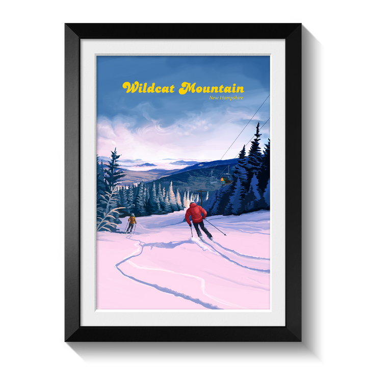 Wildcat Mountain Ski Resort Travel Poster
