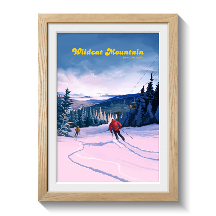 Wildcat Mountain Ski Resort Travel Poster