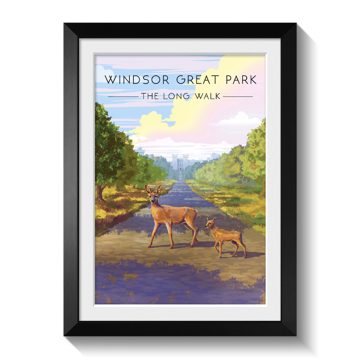 Windsor Great Park Travel Poster
