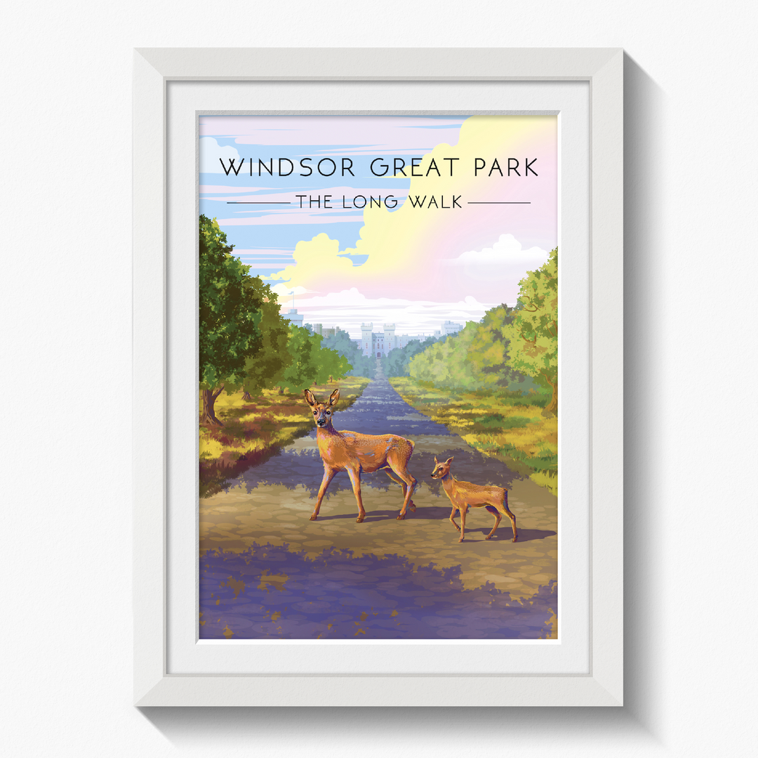 Windsor Great Park Travel Poster