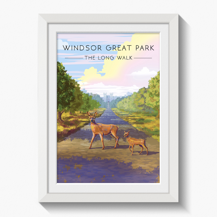 Windsor Great Park Travel Poster