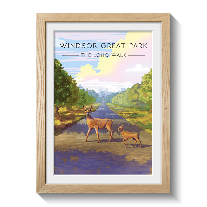 Windsor Great Park Travel Poster