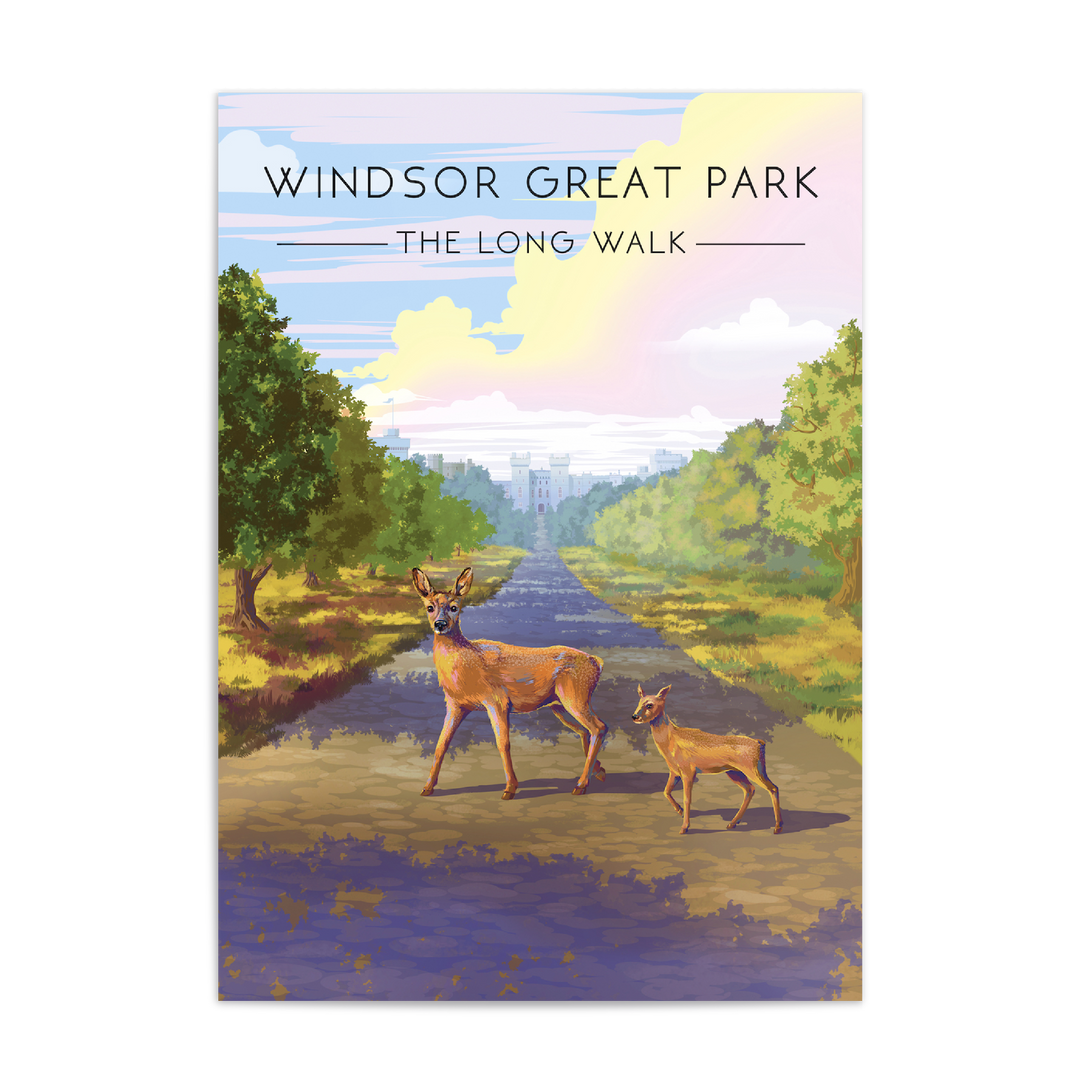 Windsor Great Park Travel Poster