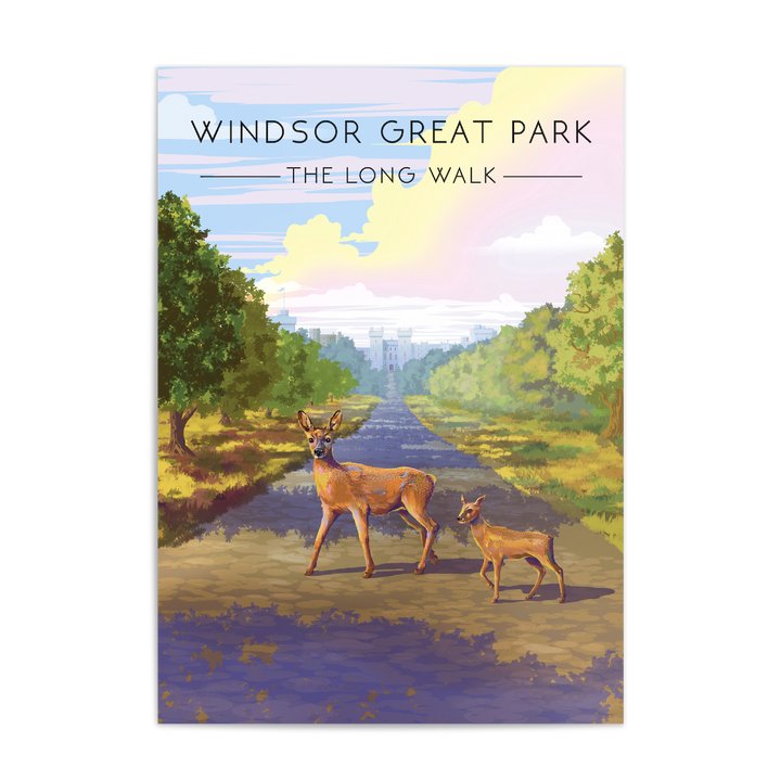 Windsor Great Park Travel Poster