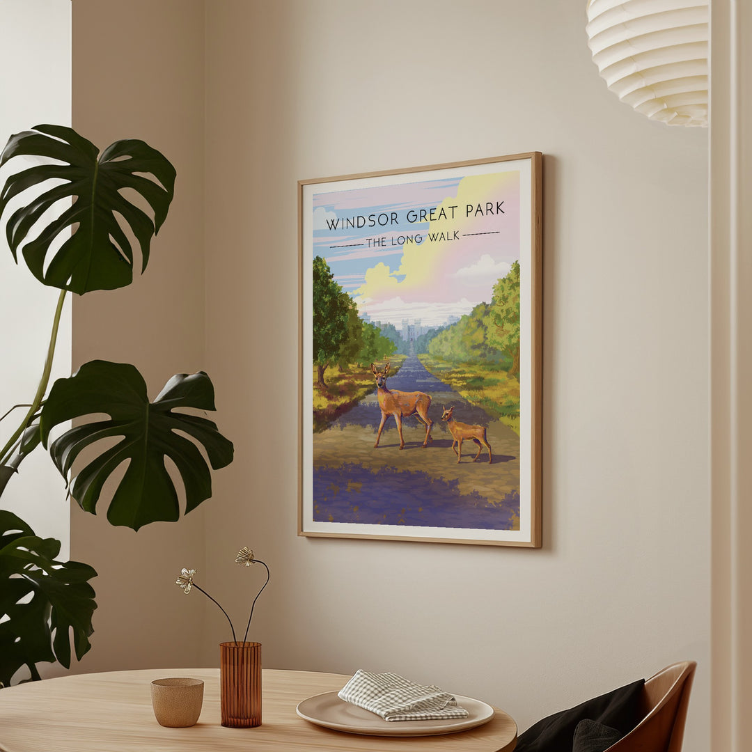 Windsor Great Park Travel Poster