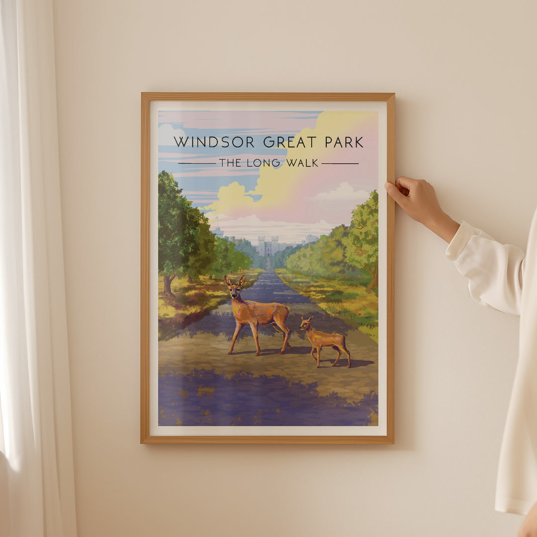 Windsor Great Park Travel Poster