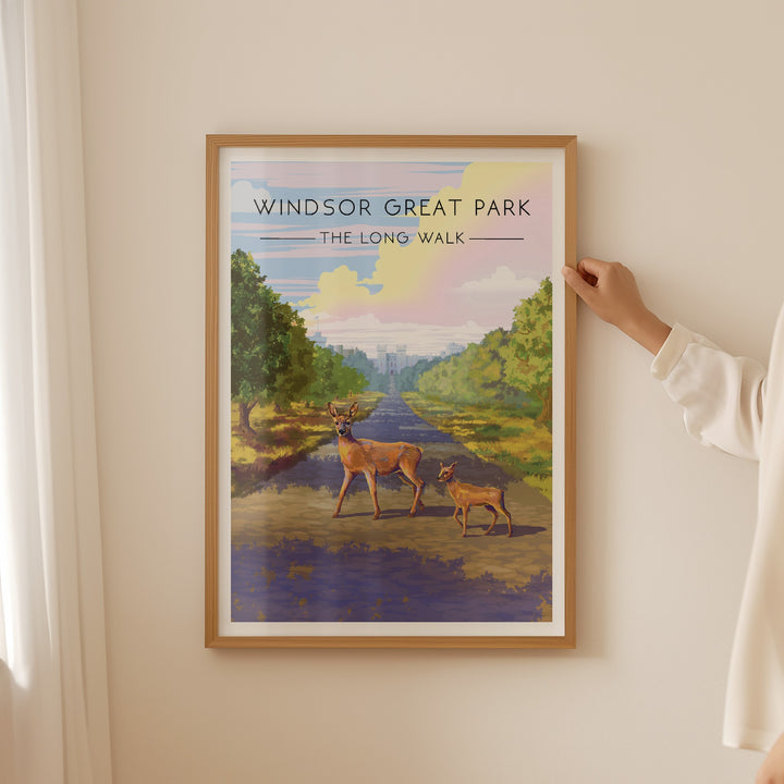 Windsor Great Park Travel Poster