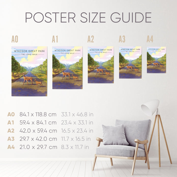 Windsor Great Park Travel Poster