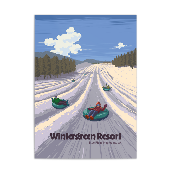 Wintergreen Virginia Ski Resort Poster