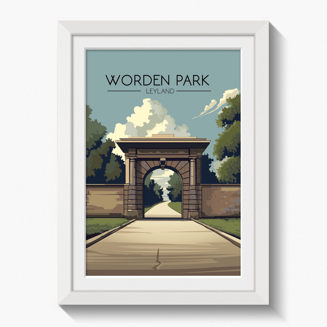 Worden Park Leyland Travel Poster