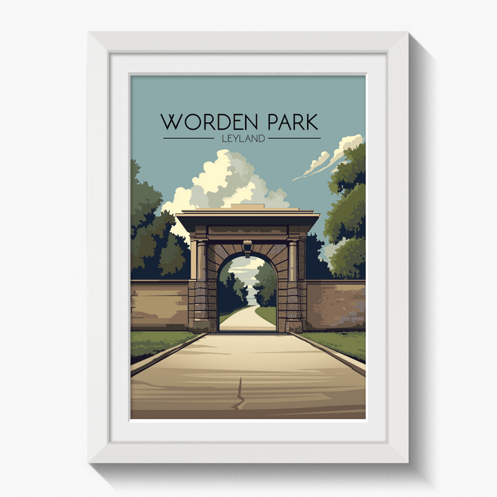 Worden Park Leyland Travel Poster