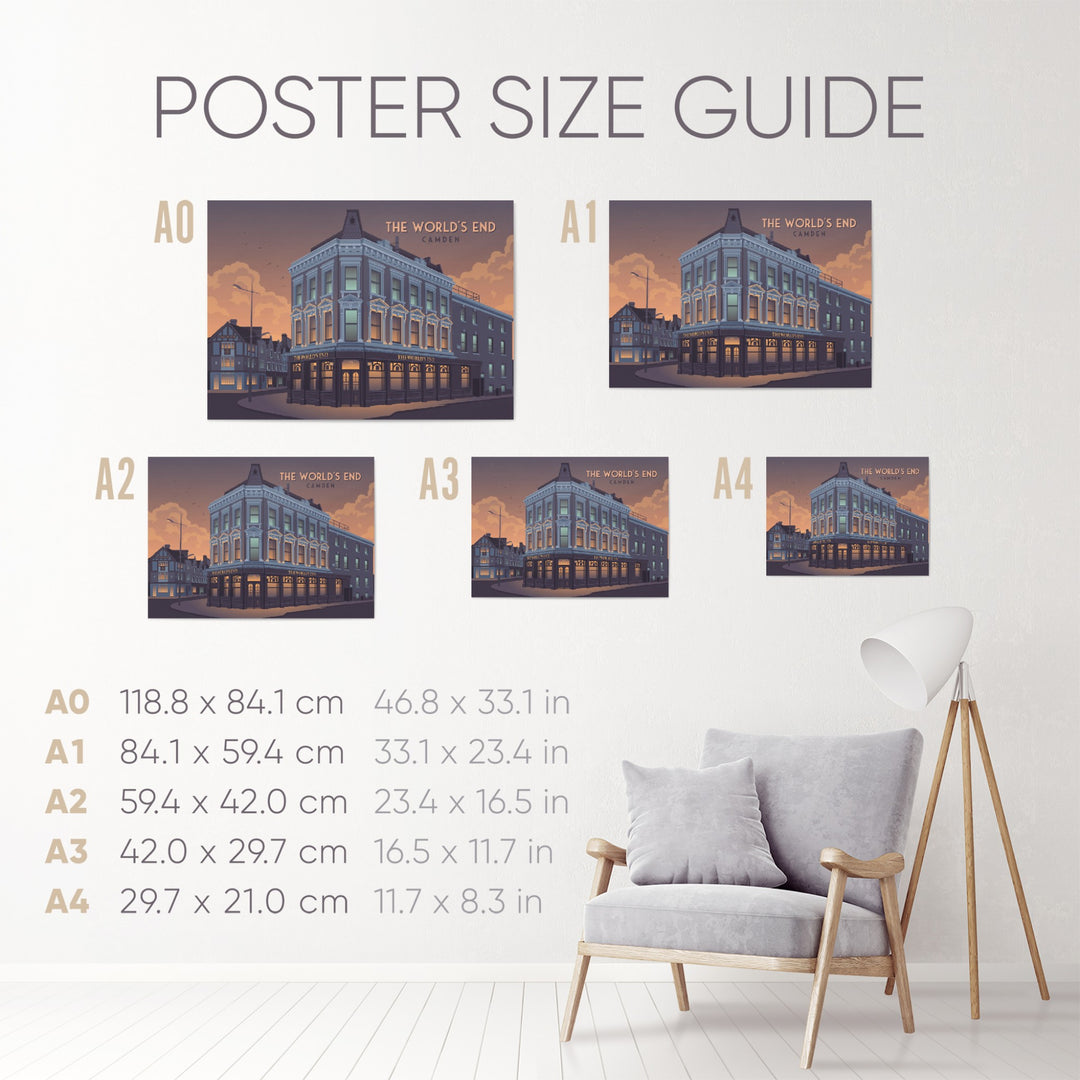 World's End Camden Poster