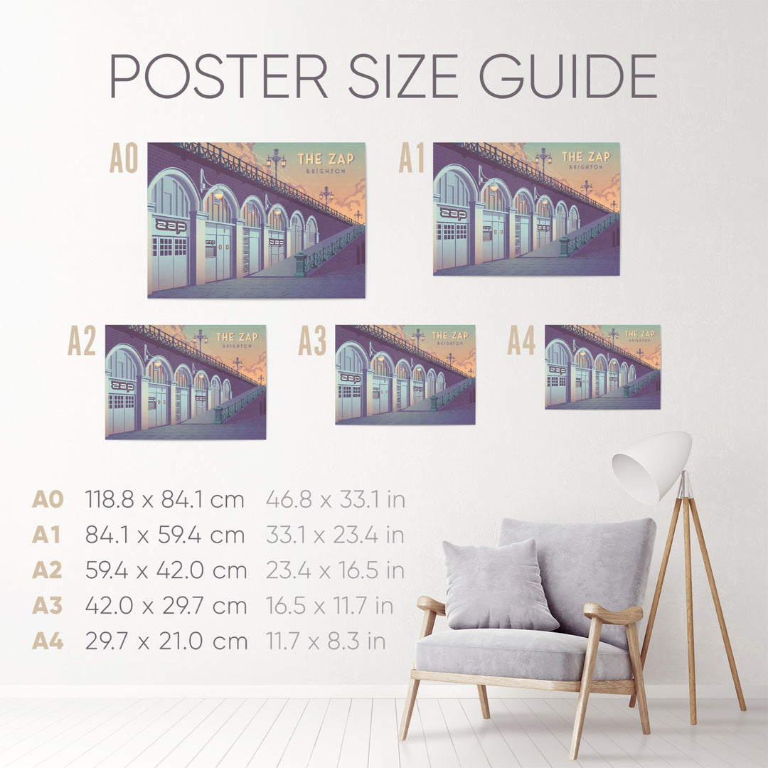 The Zap Brighton Nightclub Poster